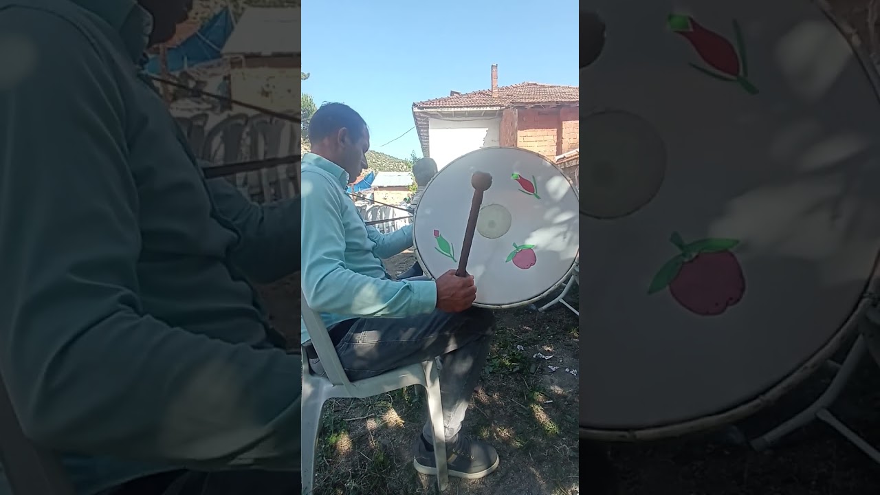 Amasya davul zurna Kayrak köyü davulcu Recep