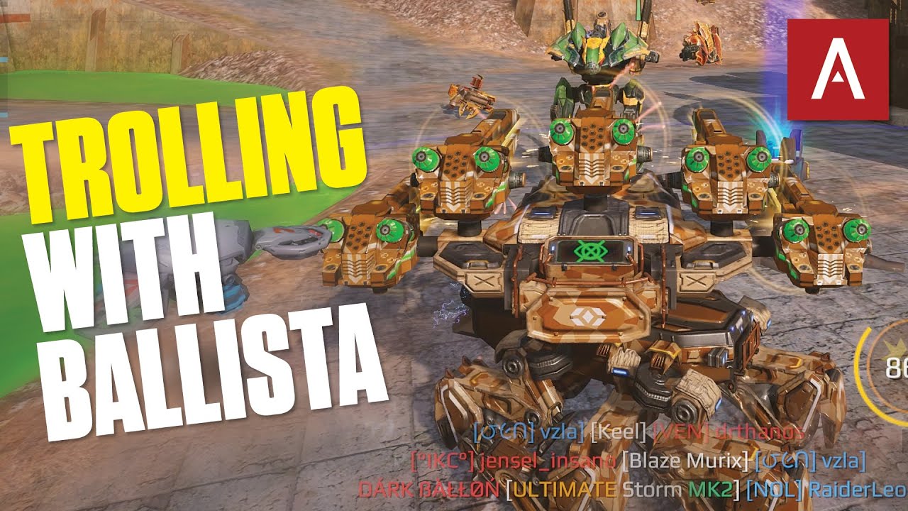War Robots - Trolling With The Ravager Ballista | This Shouldn’t Work… But It Did!