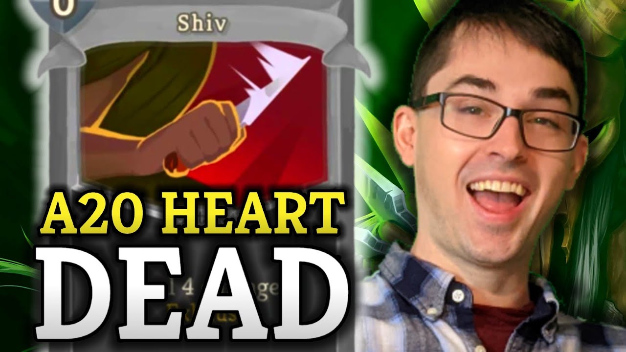 How We Beat A20 Heart With a Shiv... | Ascension 20 Silent Run | Slay the Spire Gameplay