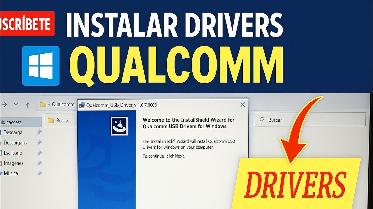 Como instalar DRIVERS QUALCOMM para diversos modelos de CELULAR.