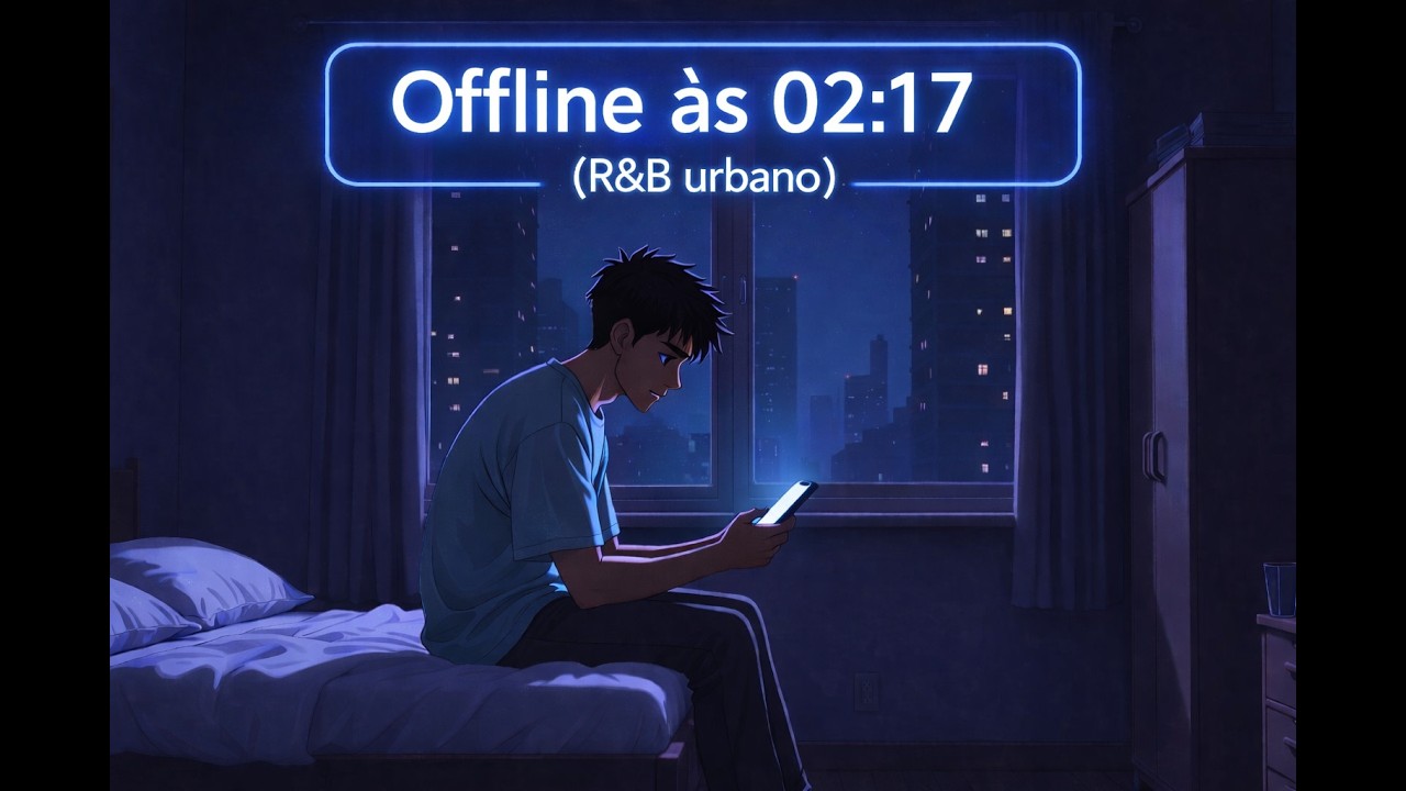 Ela ficou offline às 02:17… mas o sentimento continuou online. 💔📱🌙