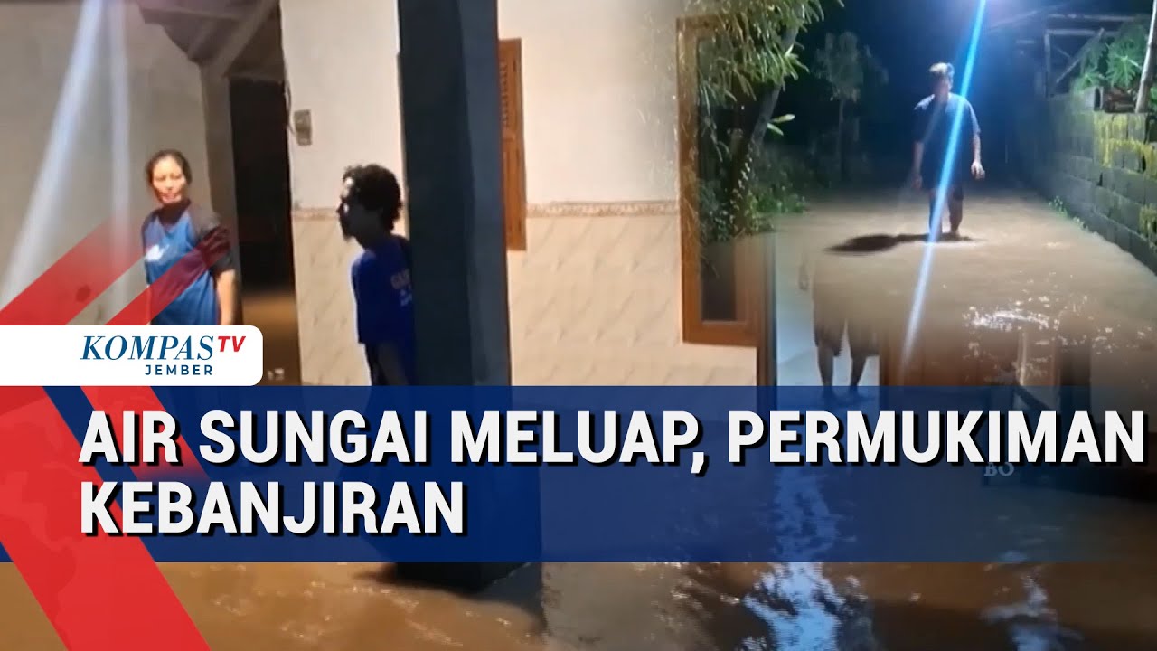 Hujan 3 Jam, Desa Manyaran Kediri Kebanjiran Hingga 1,5 Meter