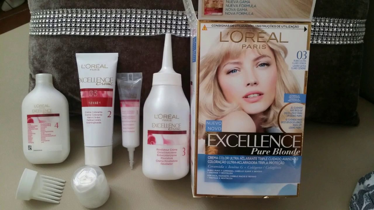 DIY/RETOCAR RAICES/ LOREAL 03 SUPERACLARANTE RUBIO MUY CLARO CENIZA