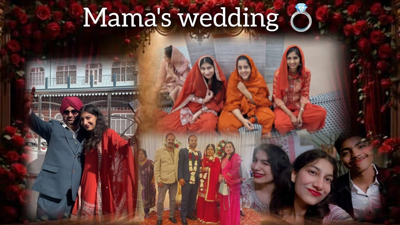 Mamu ki shaadi ka vlog 🙏 | punjabi wedding |  muskan 