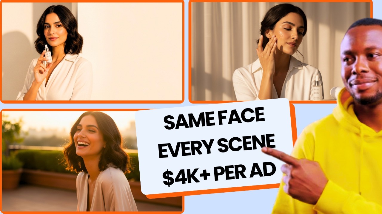 How I Create Consistent AI Character Ads That Brands Pay Me $4K+ For (Free Tools)