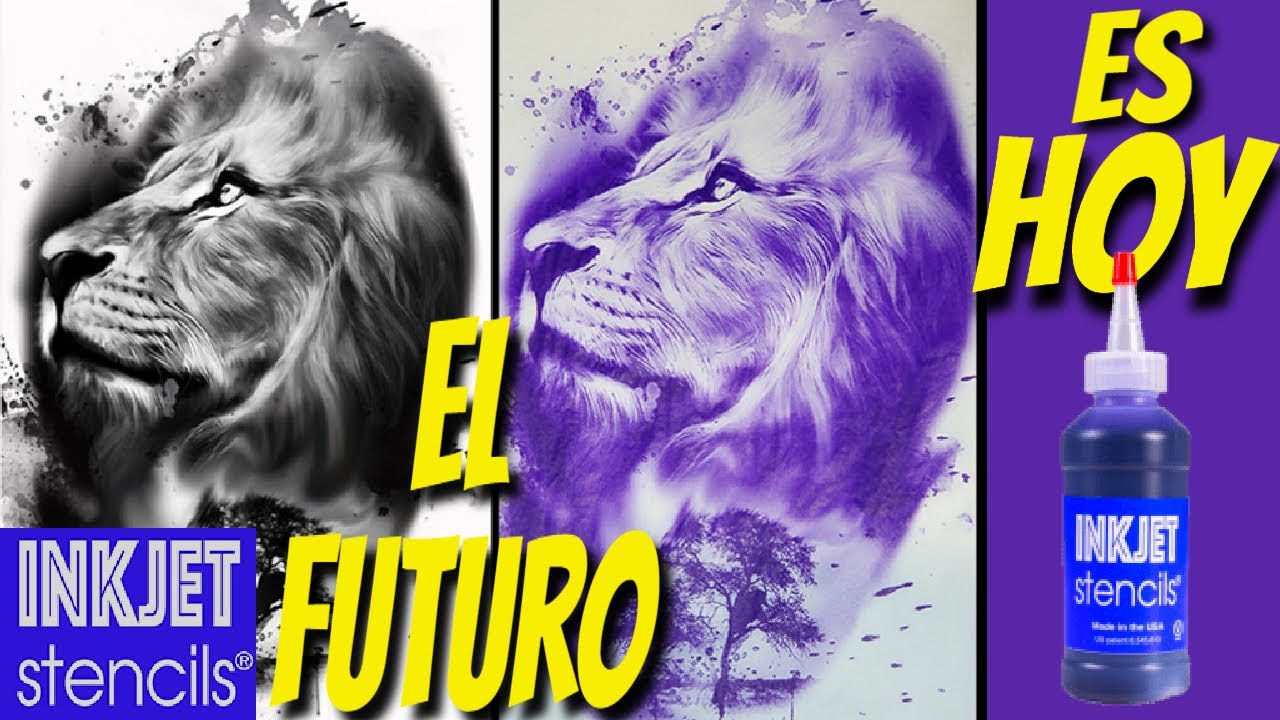 TRANSFERS para TATUAJES de la Más ALTA CALIDAD con INKJET STENCILS