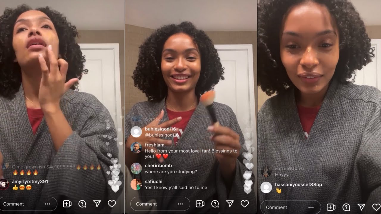 Yara Shahidi IG Live (11.15.21)