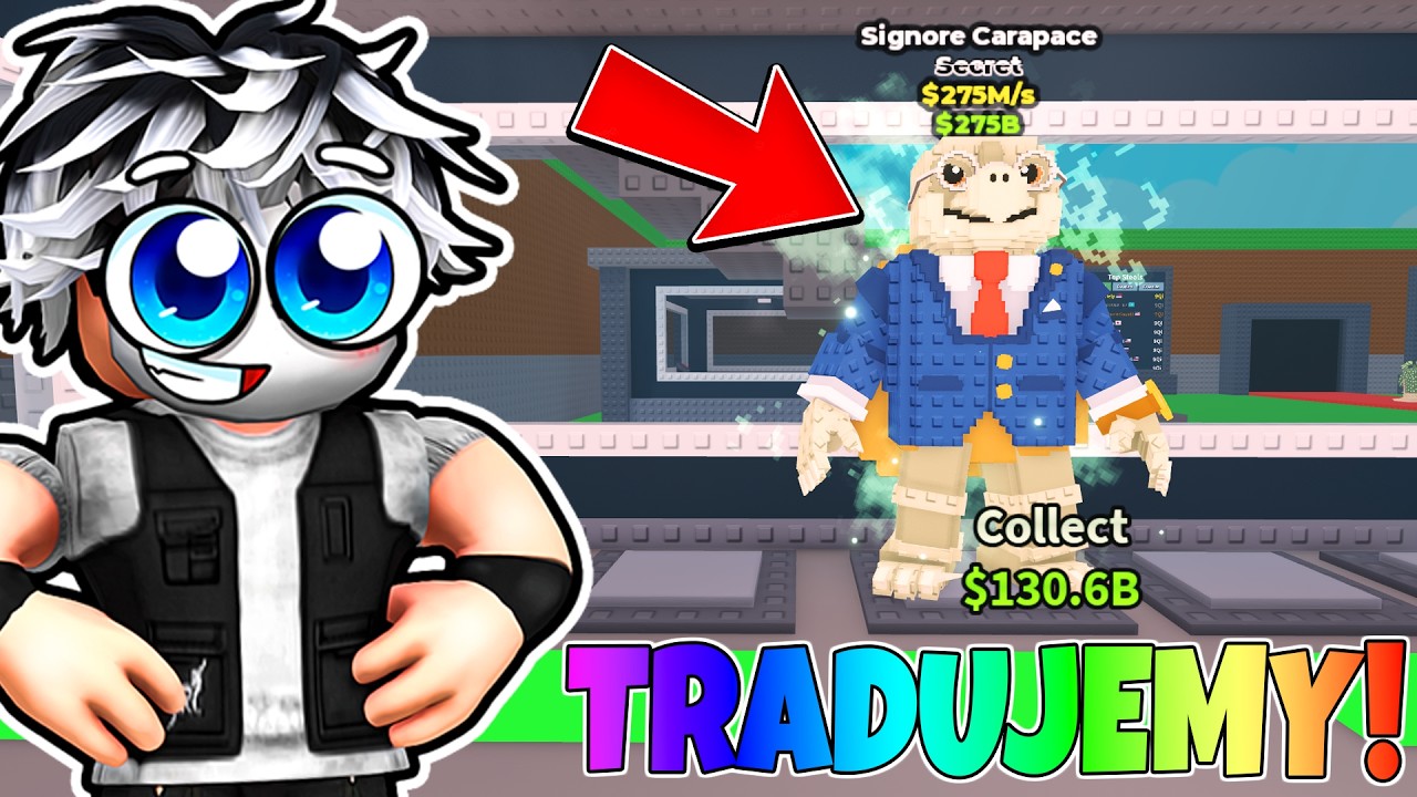 🌴TRADUJEMY DO SIGNORE CARAPACE W STEAL A BRAINROT!🌴KONKURSY DLA WIDZ&Oacute;W!☀️ #roblox