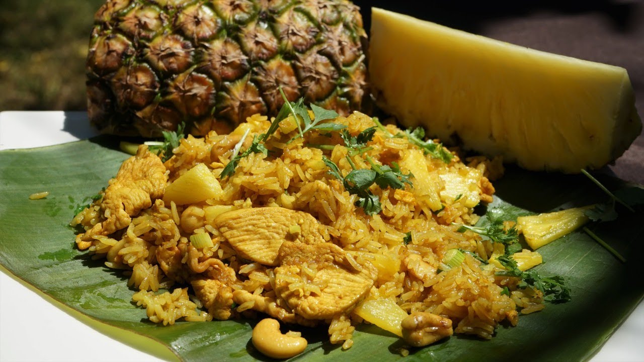 Riz Sauté au Poulet et à l'Ananas : recette facile et rapide - Cooking With Morgane