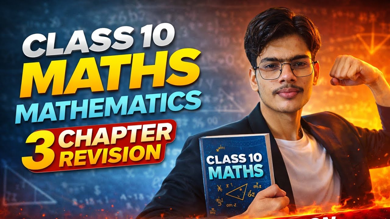 Class 10 Maths Full Syllabus Revision in One Shot 💯 | Most Repeated Questions