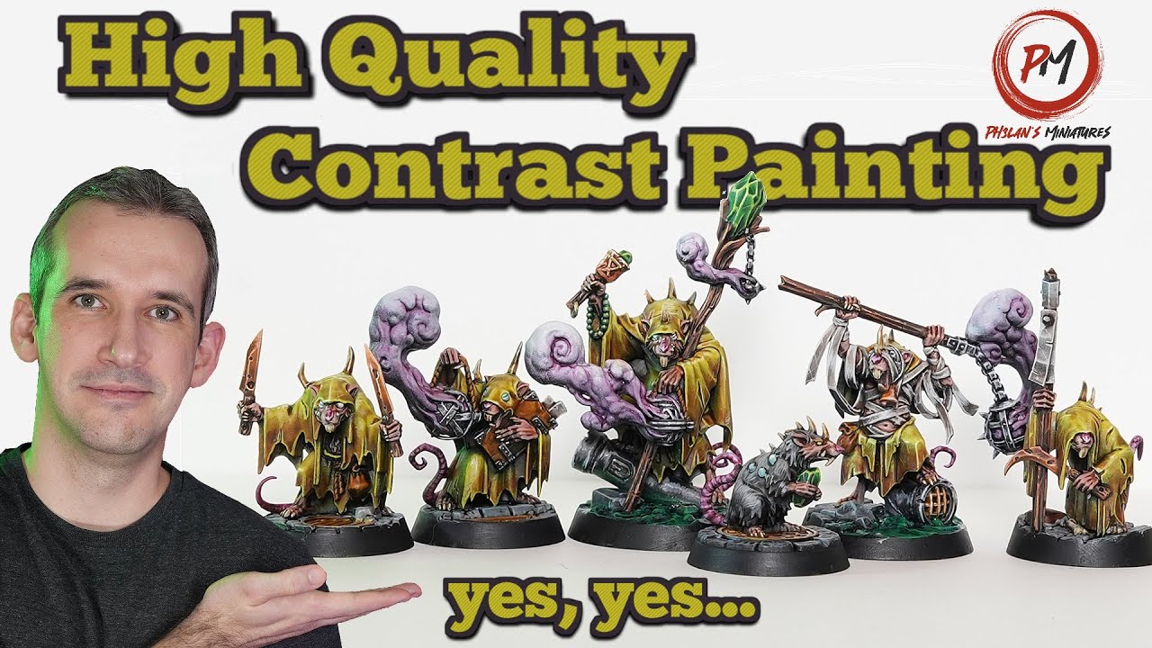 Как покрасить Чумной набор Скаббика | Warhammer Underworlds | Skaven