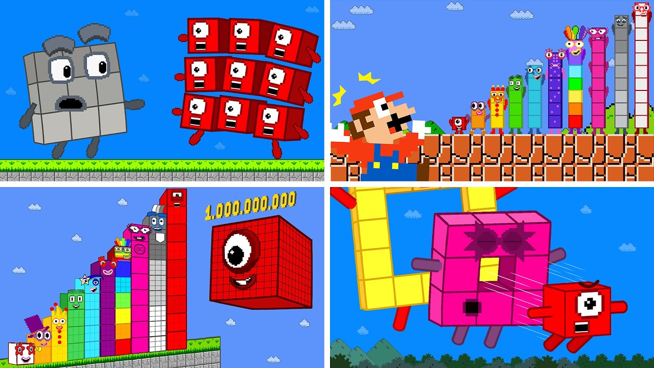 Number's Fantasy Adventure in Mario Maze Mayhem | Full Episode