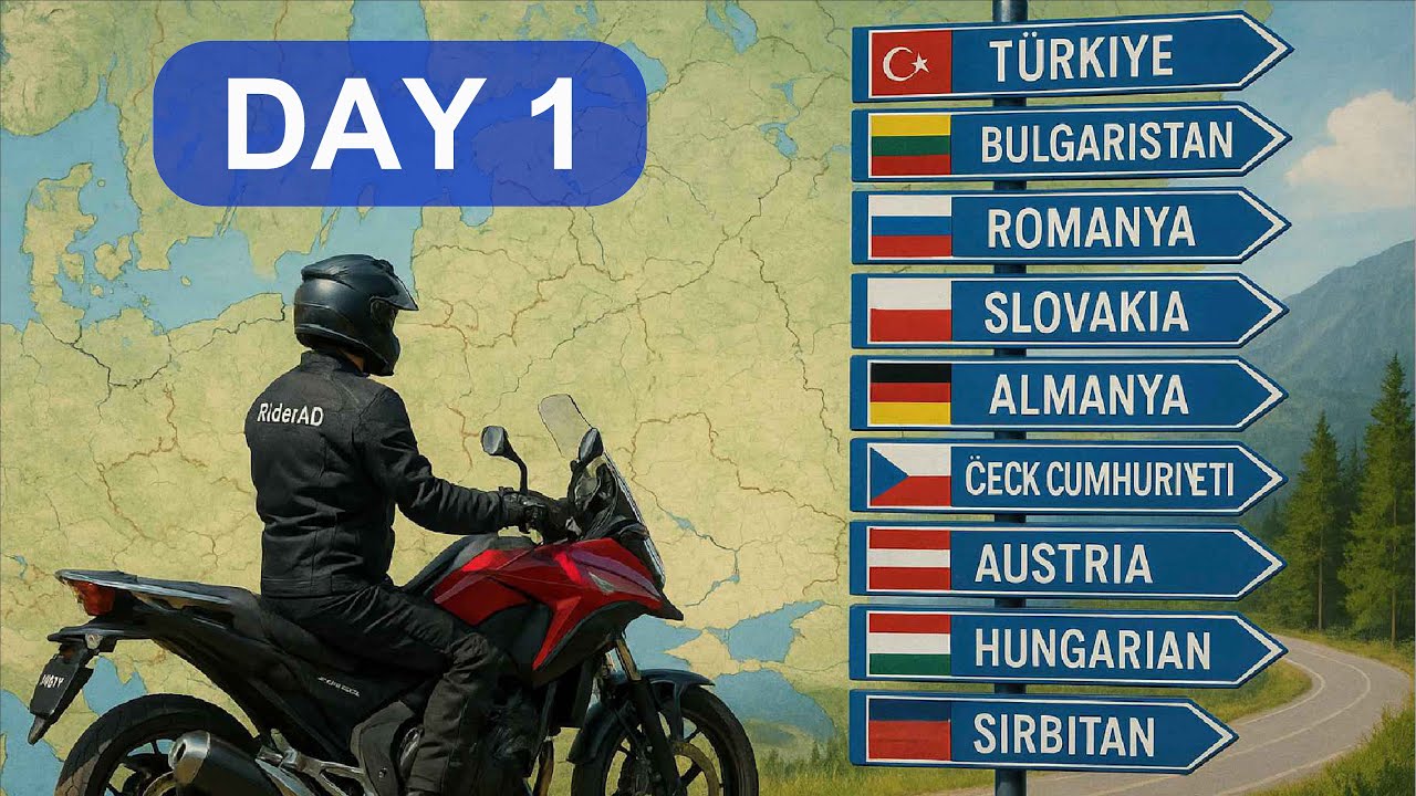 11 дней 9 стран 10 городов на Honda NC750XНезабываемое европейское путешествие длиной 6000 км День 1