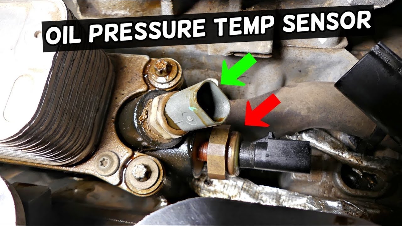 DODGE JOURNEY OIL PRESSURE SENSOR TEMPERATURE SENSOR REPLACEMENT 3.6 V6 PENTASTAR