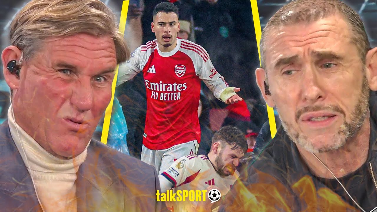 Simon Jordan & Martin Keown CLASH over Gabriel Martinell's SHOVE on Conor Bradley