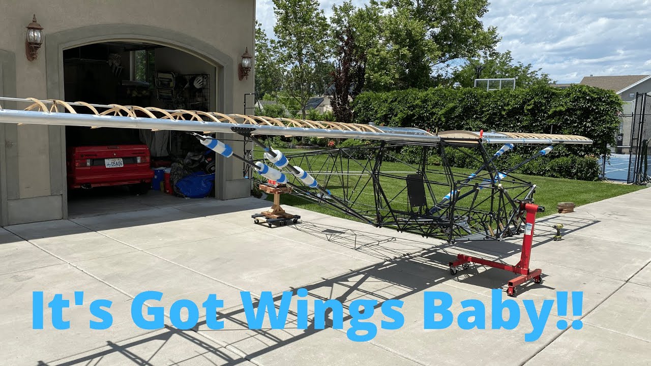 Wing & A Prayer Vlog 6 My Just Aircraft Highlander Build has Wings!