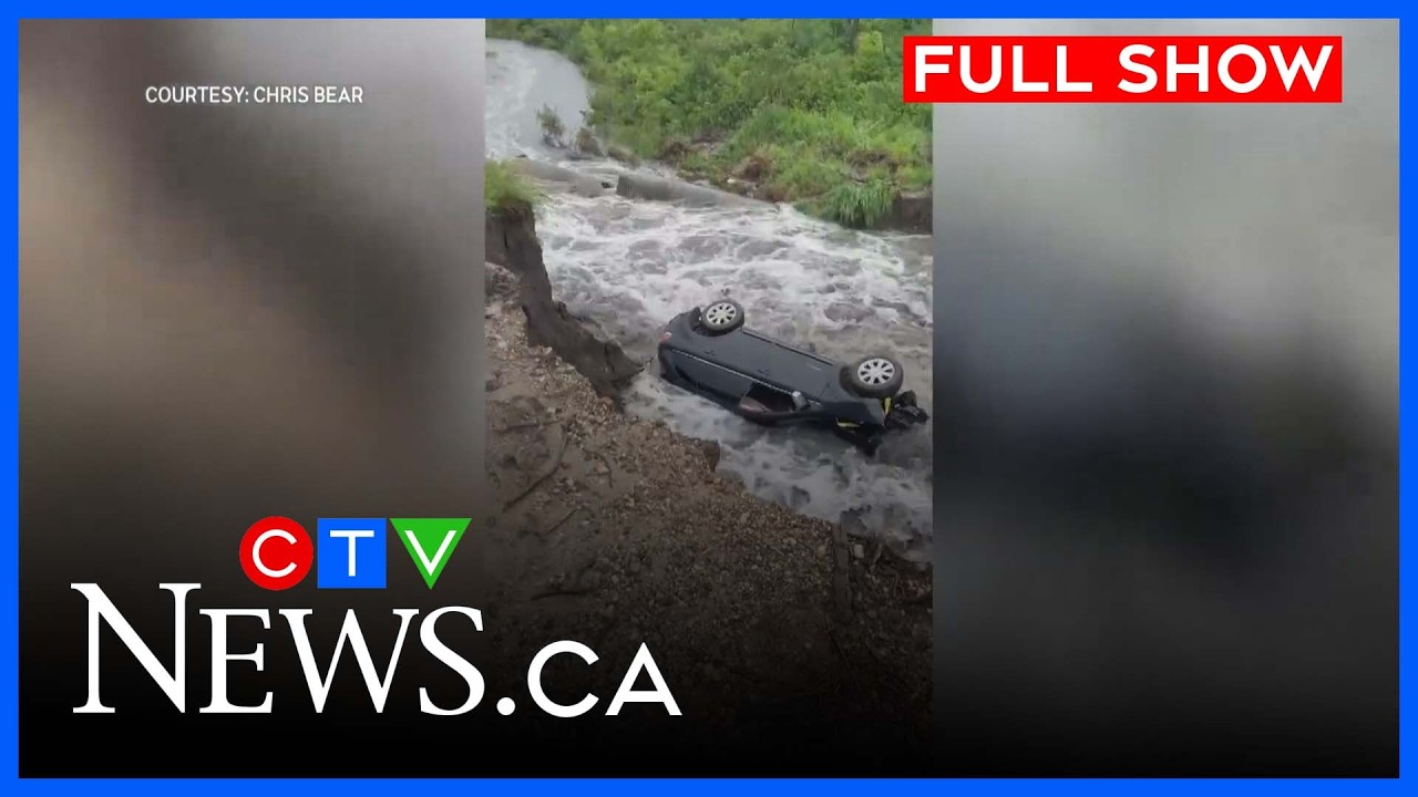 Highways washed out and homes flooded in eastern Sask. | CTV News Saskatoon at Six July 2nd, 2026