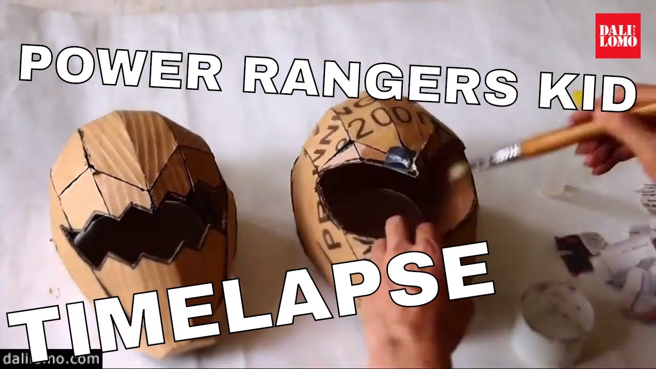 Timelapse - Power Rangers Helmet (2014 DIY Cosplay)