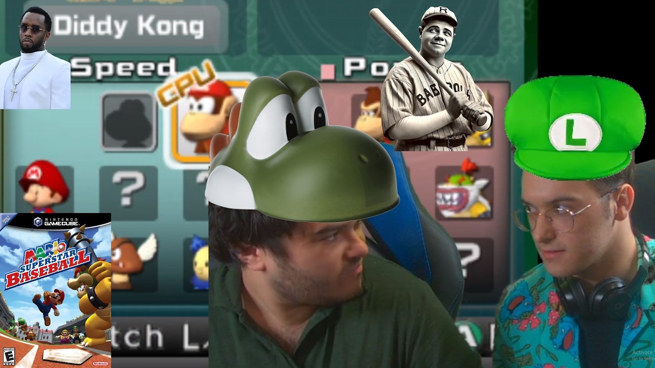 1ST VIDEO OF GAG!! WHOS THE BABE RUTH OF MARIO BASEBALL!!? (Joshua, Jacob, or... DIDDY!?)
