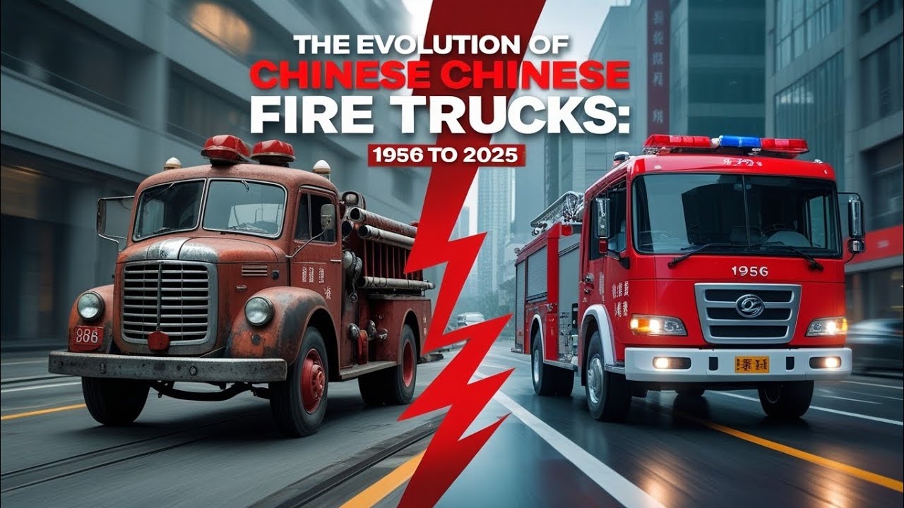 The Evolution of Chinese Fire Trucks: 1956 to 2025