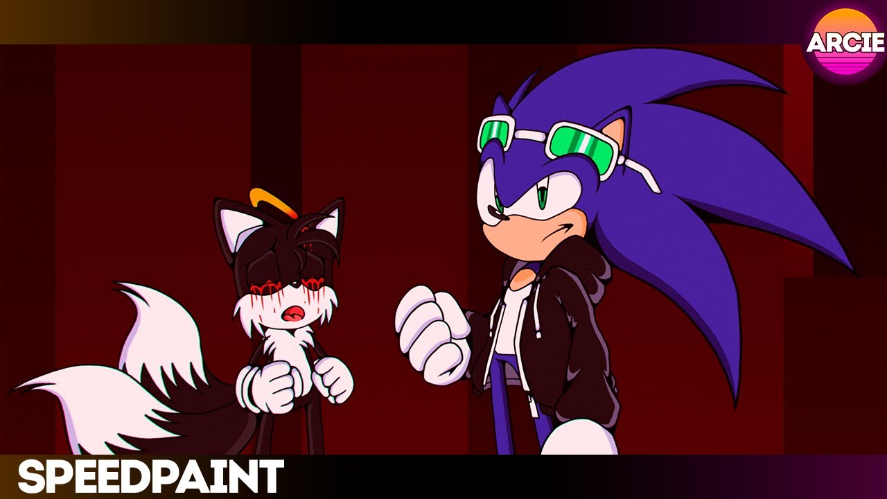 Sonic and Tails. ( SpeedPaint )
