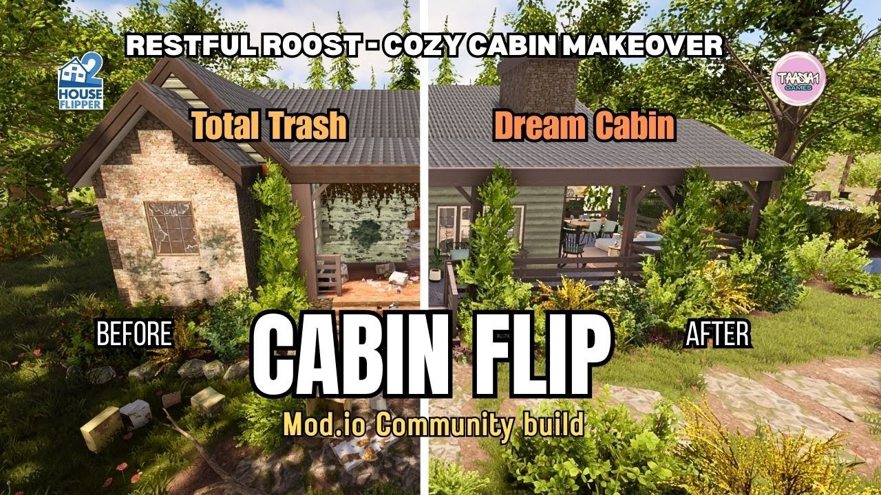 House Flipper 2 | Restful Roost | Cozy Cabin Renovation | Community content |  No Commentary