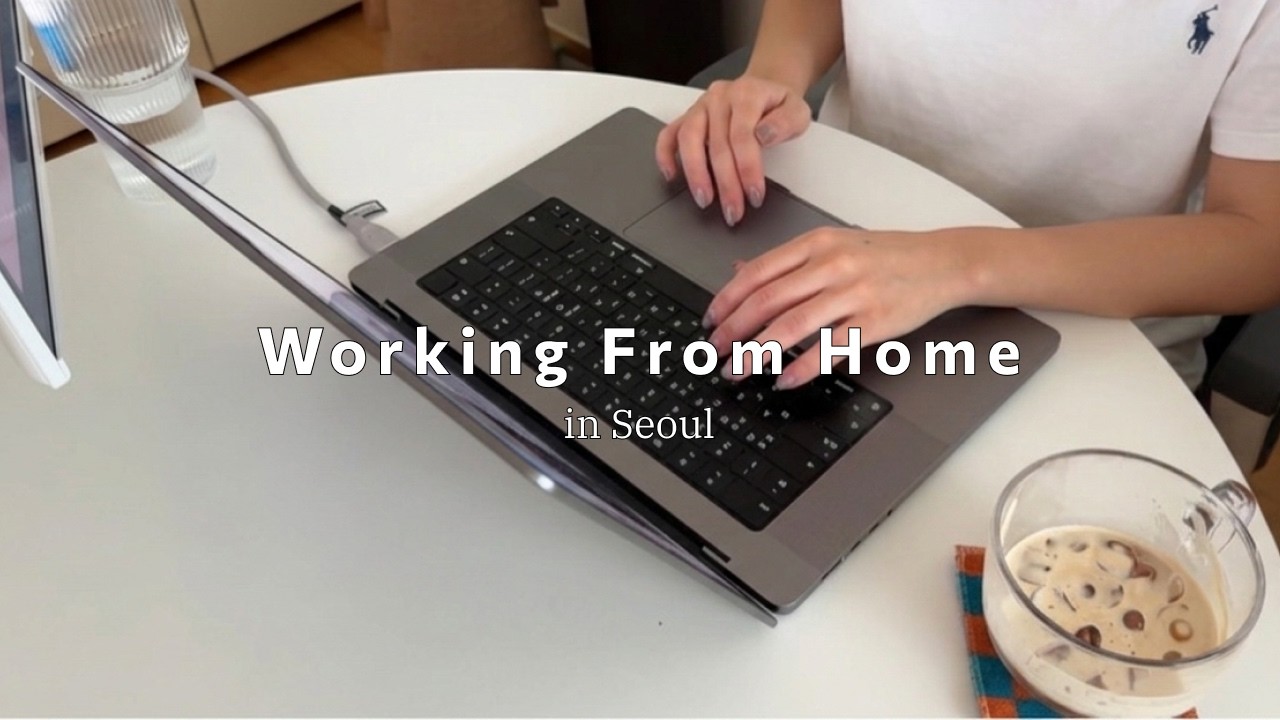 Living Alone in Korea | Do I actually work? 💻 realistic WFH routine