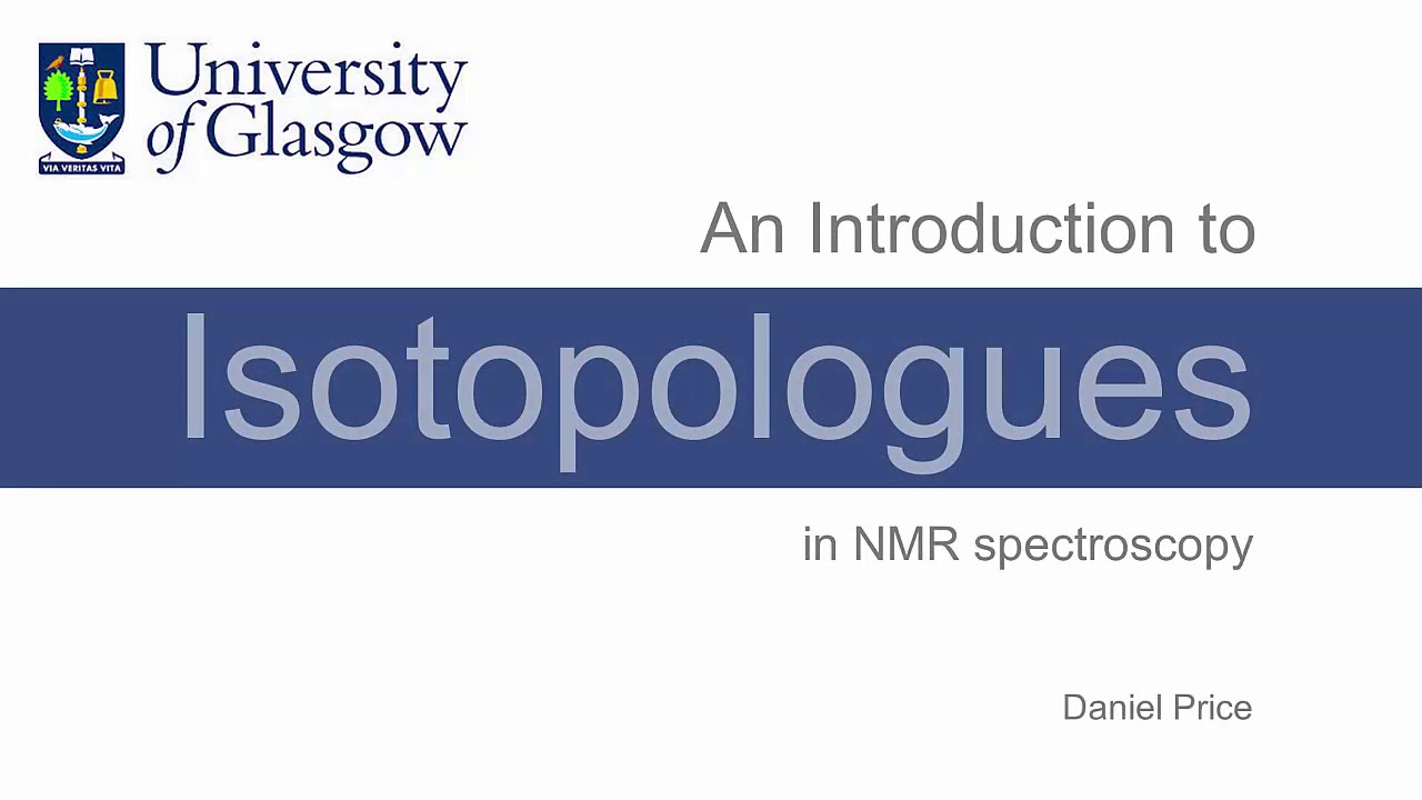 Isotopologues in NMR spectroscopy