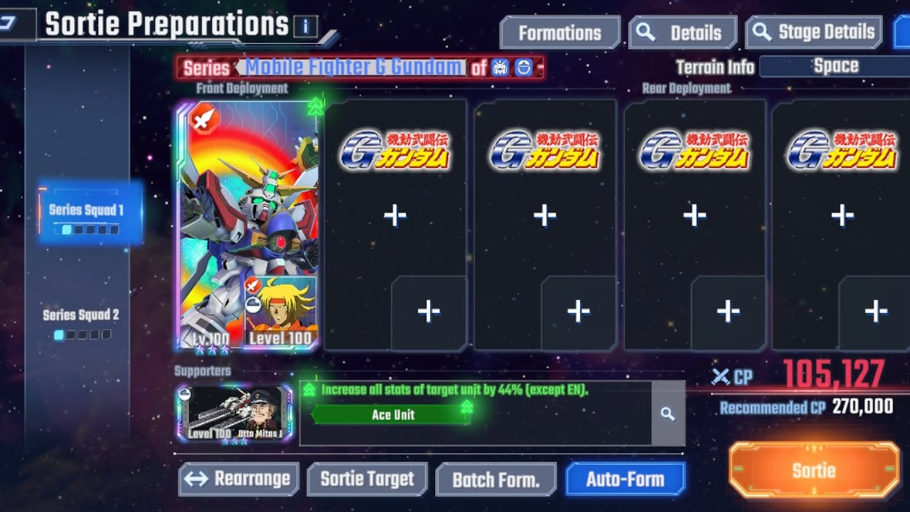 God Gundam Showcase in EXPERT Eternal Road 12! DUO Master & Disciple! SD Gundam G Generation Eternal