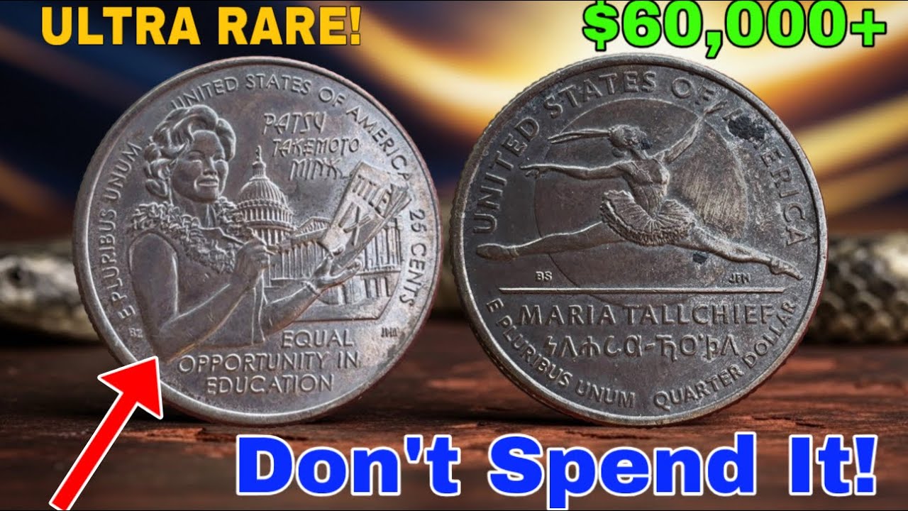 Top 4 State Quarters and American Women Quarters Worth Checking!