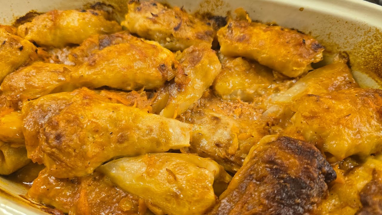 ГОЛУБЦЫ с РУБЛЕНЫМ МЯСОМ в ДУХОВКЕ