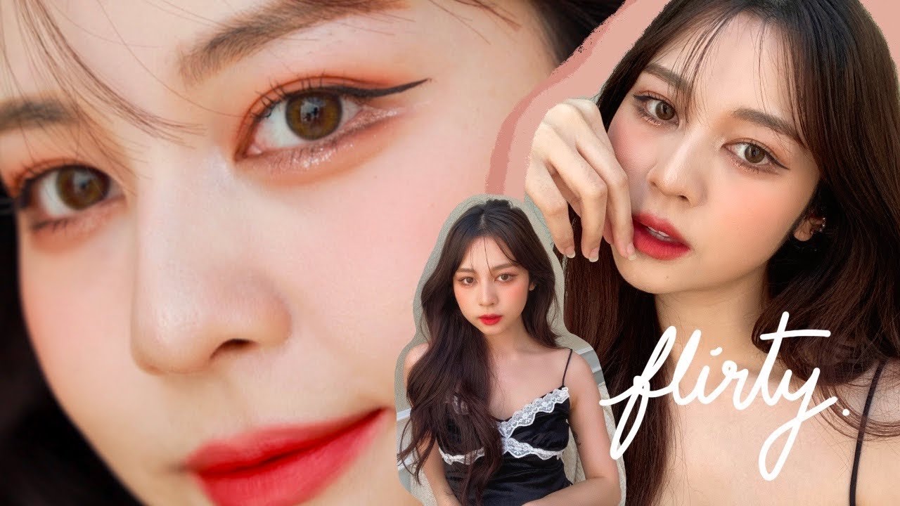 🌹 how to แต่งหน้านัวๆแซ่บๆสไตล์เน็ตไอดอลเกาหลี flirty korean makeup. | Babyjingko