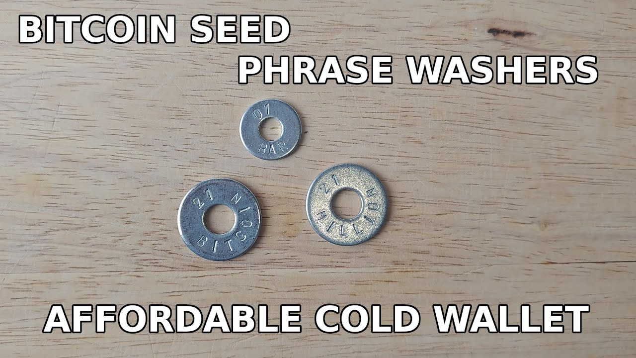 Bitcoin seed phrase washer - Stamping Jig Tutorial