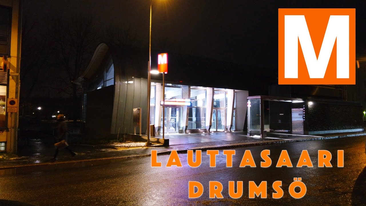 FULL elevator / lift tour @ Lauttasaari metro station, Helsinki FI