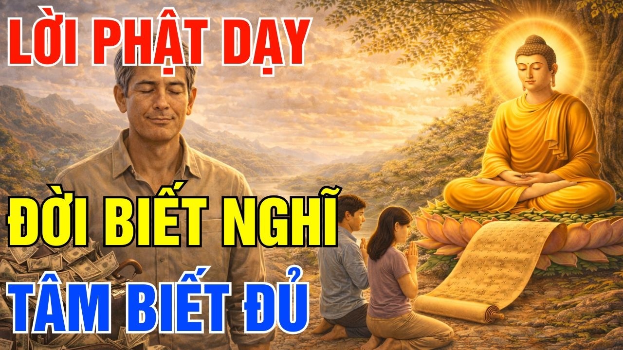 Đời Bớt Nghĩ Tâm Biết Đủ - Bí Quyết Phật Dạy Để Hết Khổ Sống An Lạc Từng Ngày| Gieo Bình An