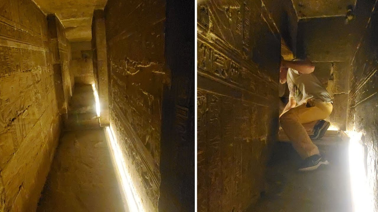 Phallus w Semen or light bulb w filament💡 Secrets ancient Egyptians hid inside narrow caves 🦉 🦉
