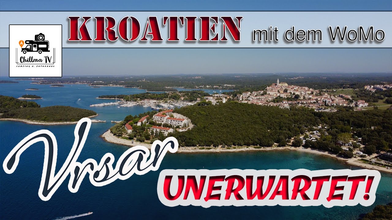 Kroatien - Camping in Vrsar mit dem Wohnmobil  - Anfahrt zum Campingplatz Porto Sole in Istrien - 4K
