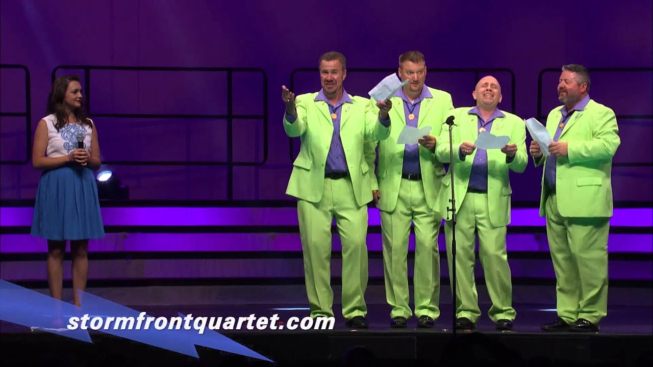 Neyla Pekarek (The Lumineers) Sings HO HEY with Barbershop Quartet Champions Storm Front.