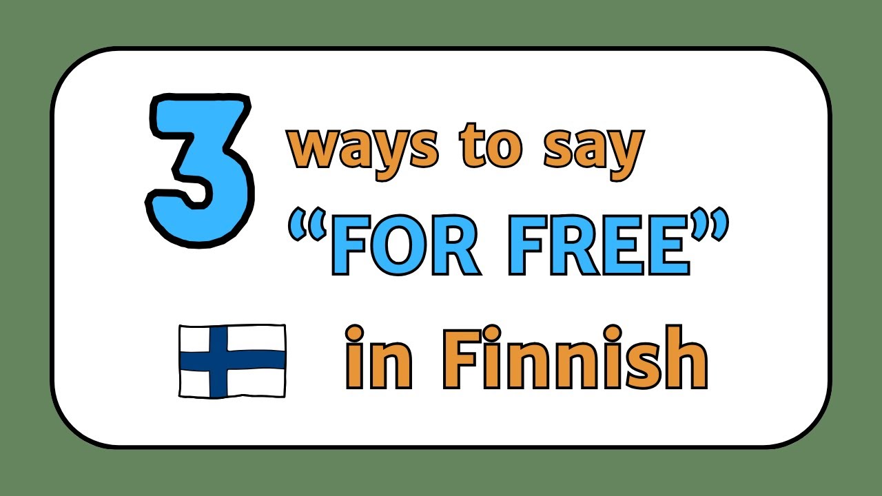 3 ways to say 