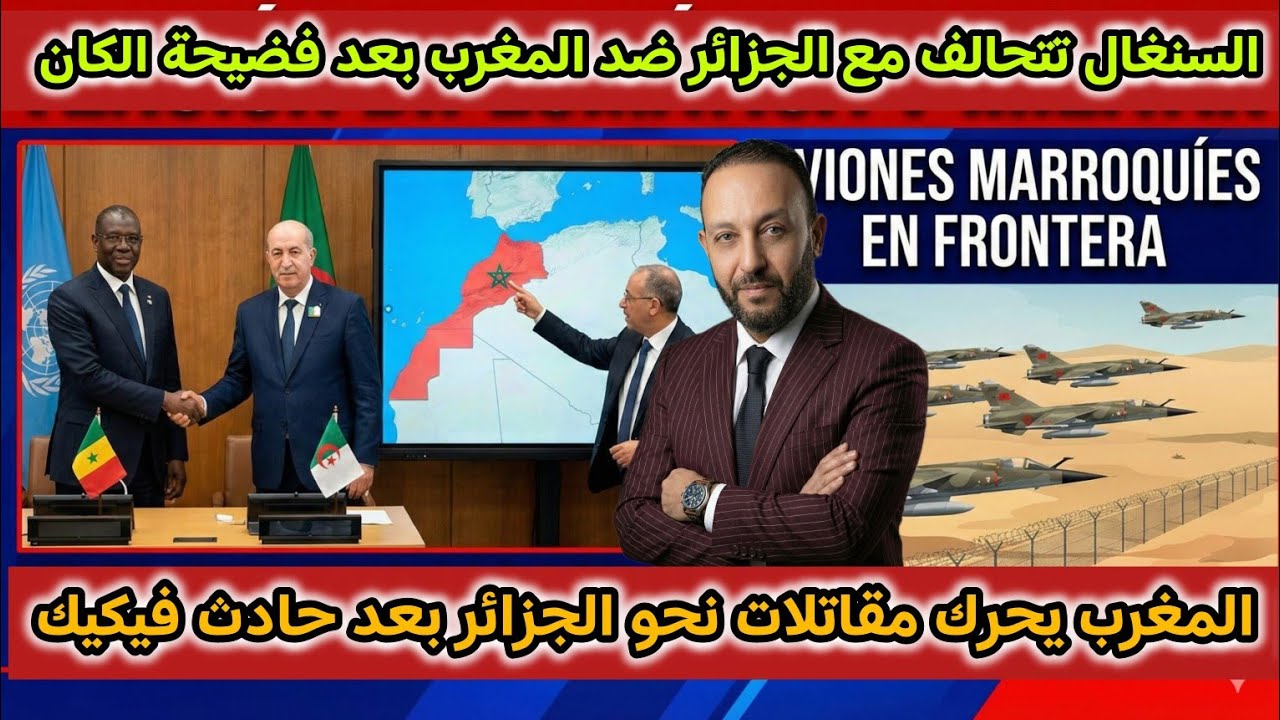 السنغال تتحالف مع الجزائر و تعلن الحرب ضد المغرب بعد فضيحة الكان، و المغرب يحرك مقاتلاته نحو الجزائر