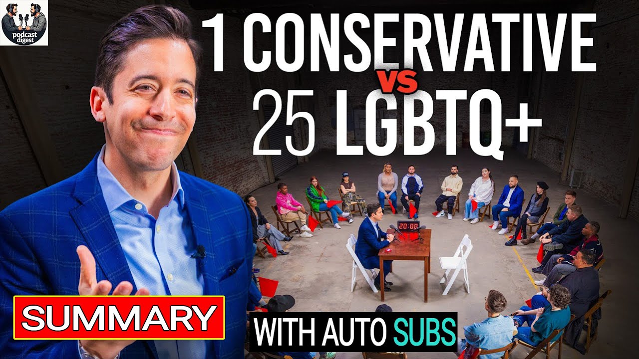 1 Conservative vs 25 LGBTQ+ Activists (feat. Michael Knowles) | Surrounded - SUMMARY podcast
