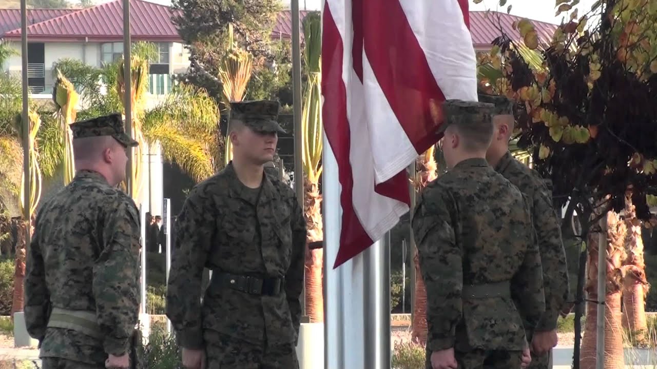 Morning Colors at Camp Pendleton