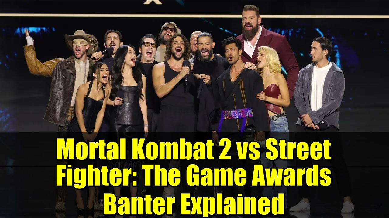 Сравнение Mortal Kombat 2 и Street Fighter: объяснение шуток на церемонии The Game Awards.