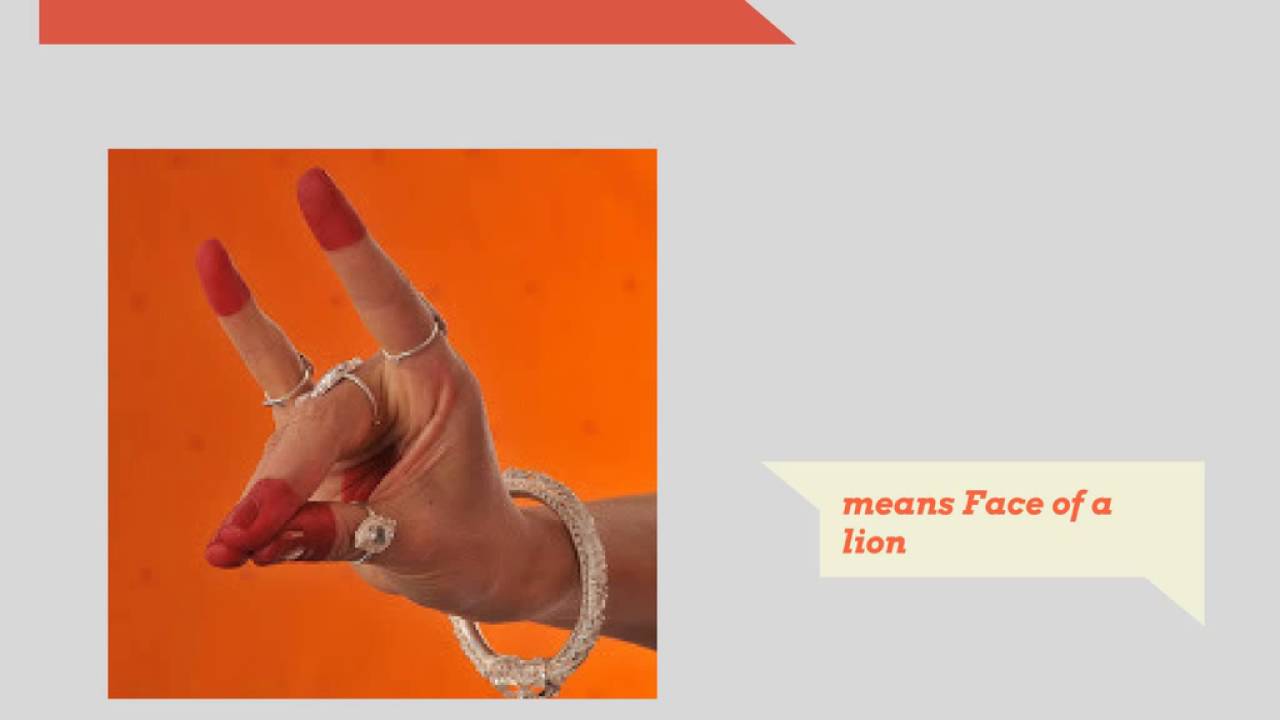Asamyuktas Hastas(Single Hand Gestures) of BharataNatyam classical dance