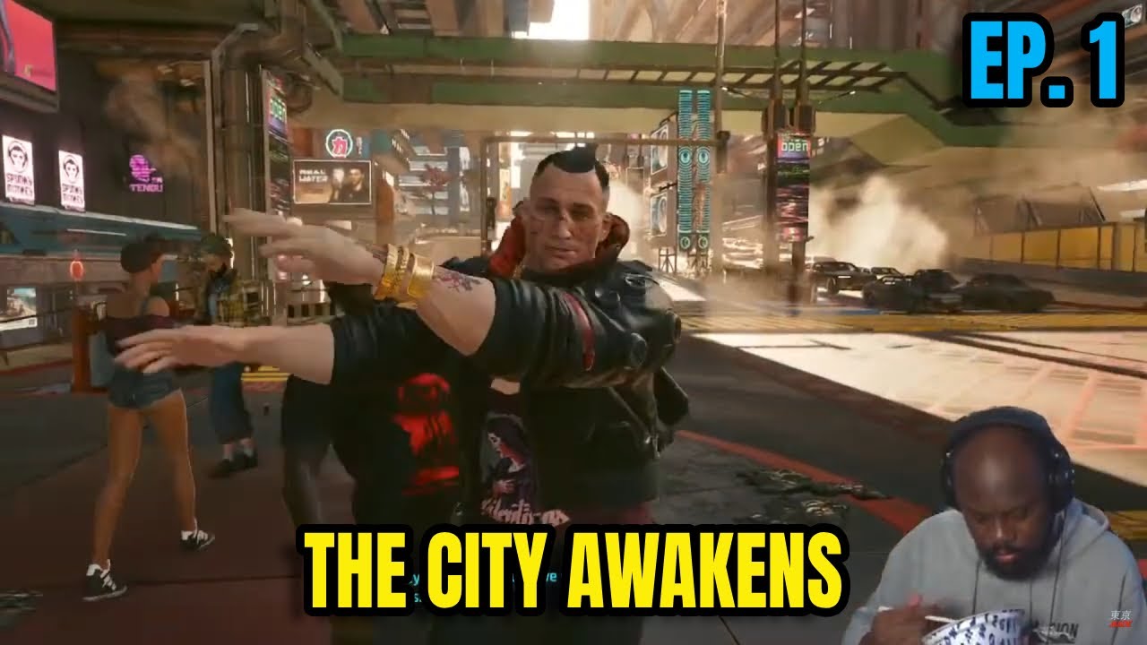 ⚙️ The City Awakens in Cyberpunk 2077 | Ep. 1 (Full Walkthrough Live)