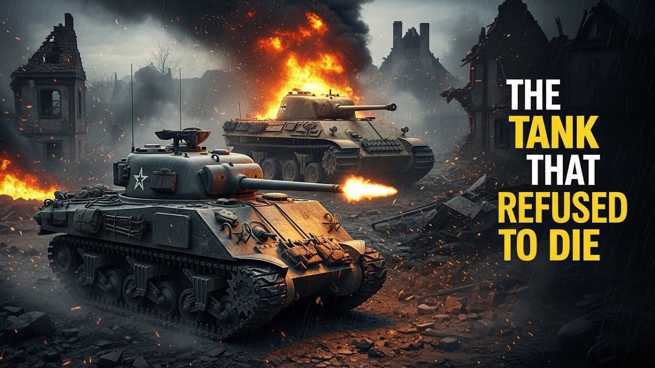 This Sherman Tank Took 25 Hits From a Panther — And Still Survived