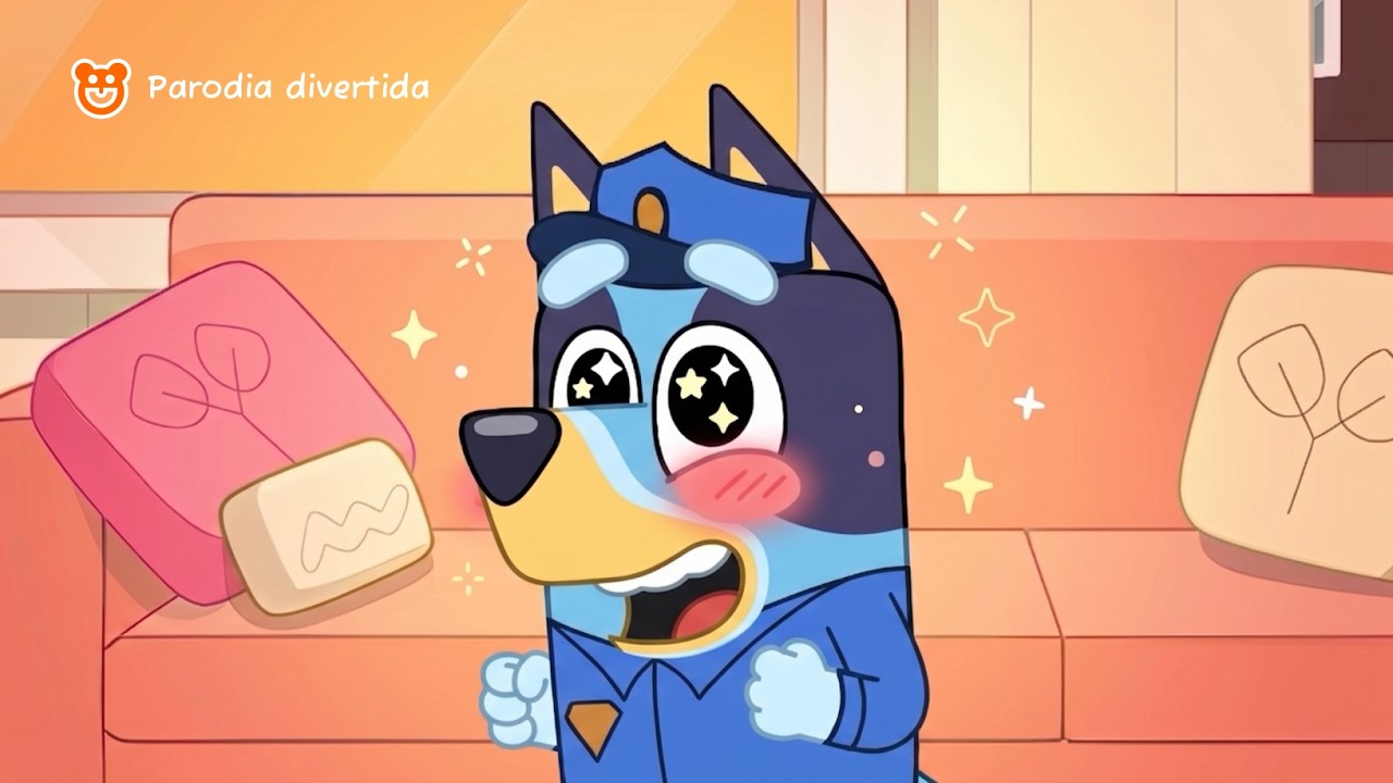 Bluey finge ser POLICÍA! 😱 ¡Bingo ESCAPA!