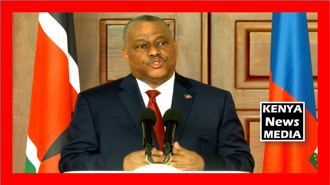 PM Dr Garry Conille is grateful to Kenya for engagement and commitment to Haiti
