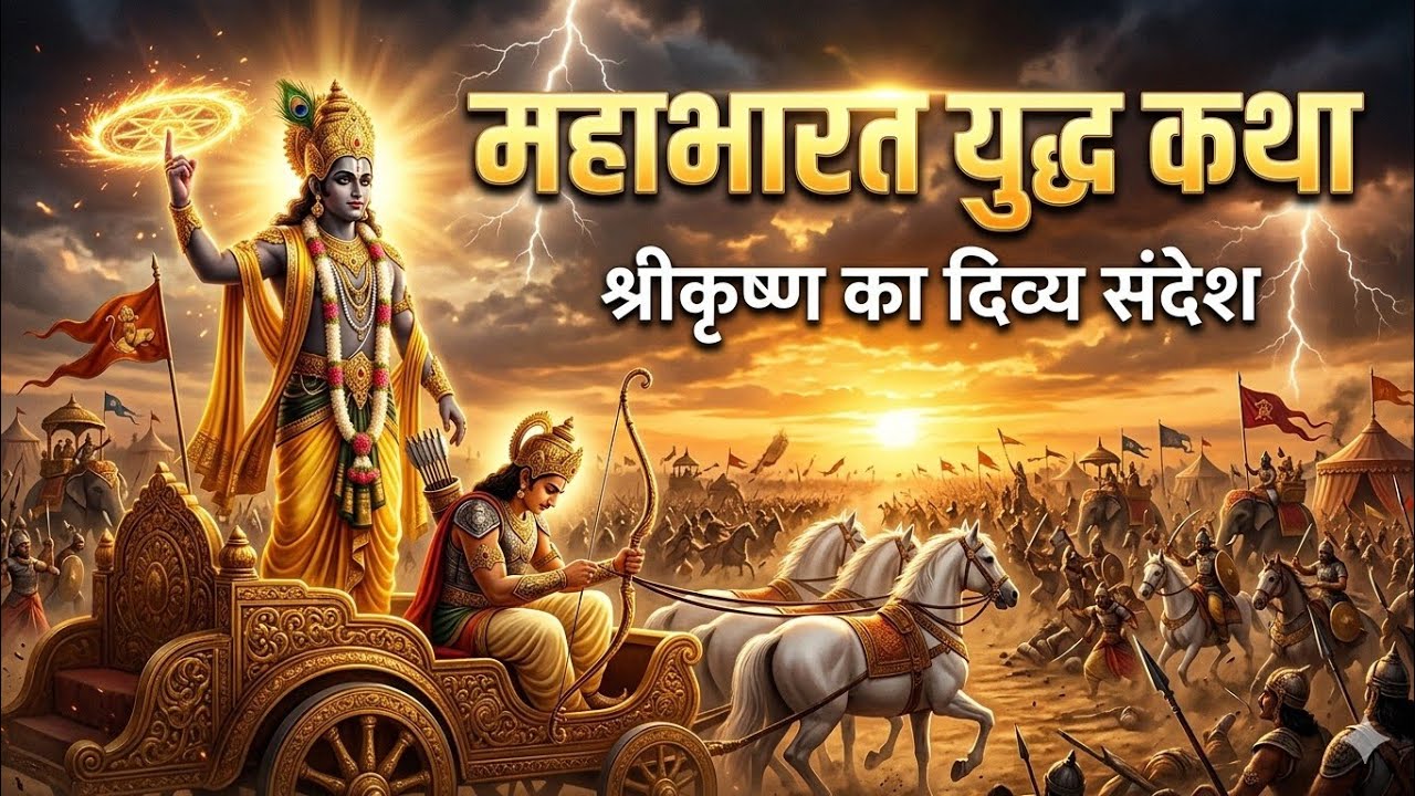 (महाभारत युद्ध कथा)Mahabharat: Kurukshetra ka Mahayuddh 🚩#Mahabharat#ShriKrishna#DharmaYuddh