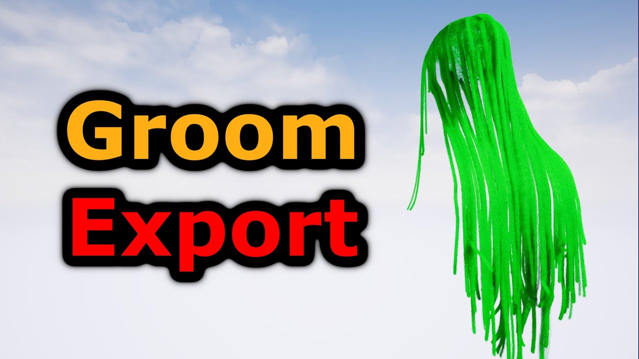 Export Grooms from Unreal Engine (Easy Tutorial!)